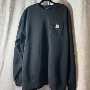 VGC Carhartt Men's Black Crewneck Sweatshirt 2XLT